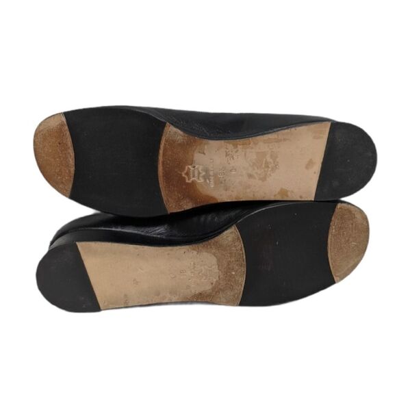 RICHARD ZECH PRARI Italian Leather Bow Wedges 8.5 - Picture 6 of 9